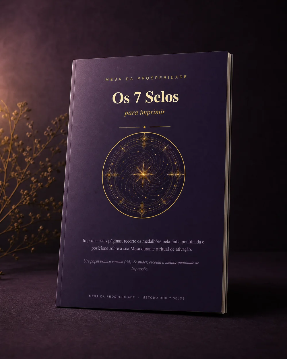 Kit Completo Mesa da Prosperidade com Apostila dos 7 Selos e Bônus